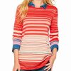 Sweaters & Knits * | Discount Nic+Zoe Punchy Stripes Vital Pullover Women Sweaters & Knits