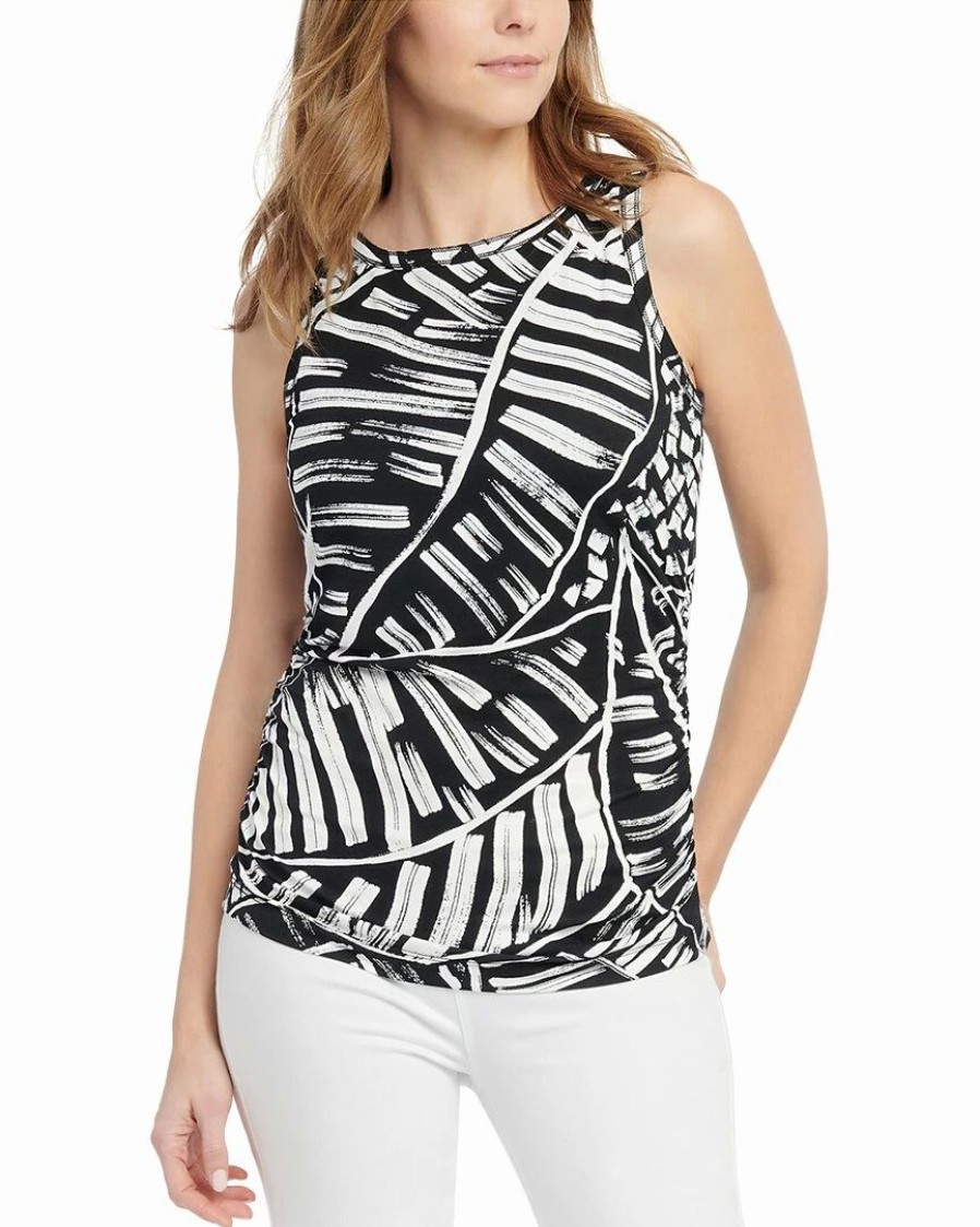 Tops * | Coupon Nic+Zoe Moonlit Palm Tank Women Tops