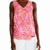 Tops * | Discount Nic+Zoe Petite Watercolor Petals Tank Women Tops