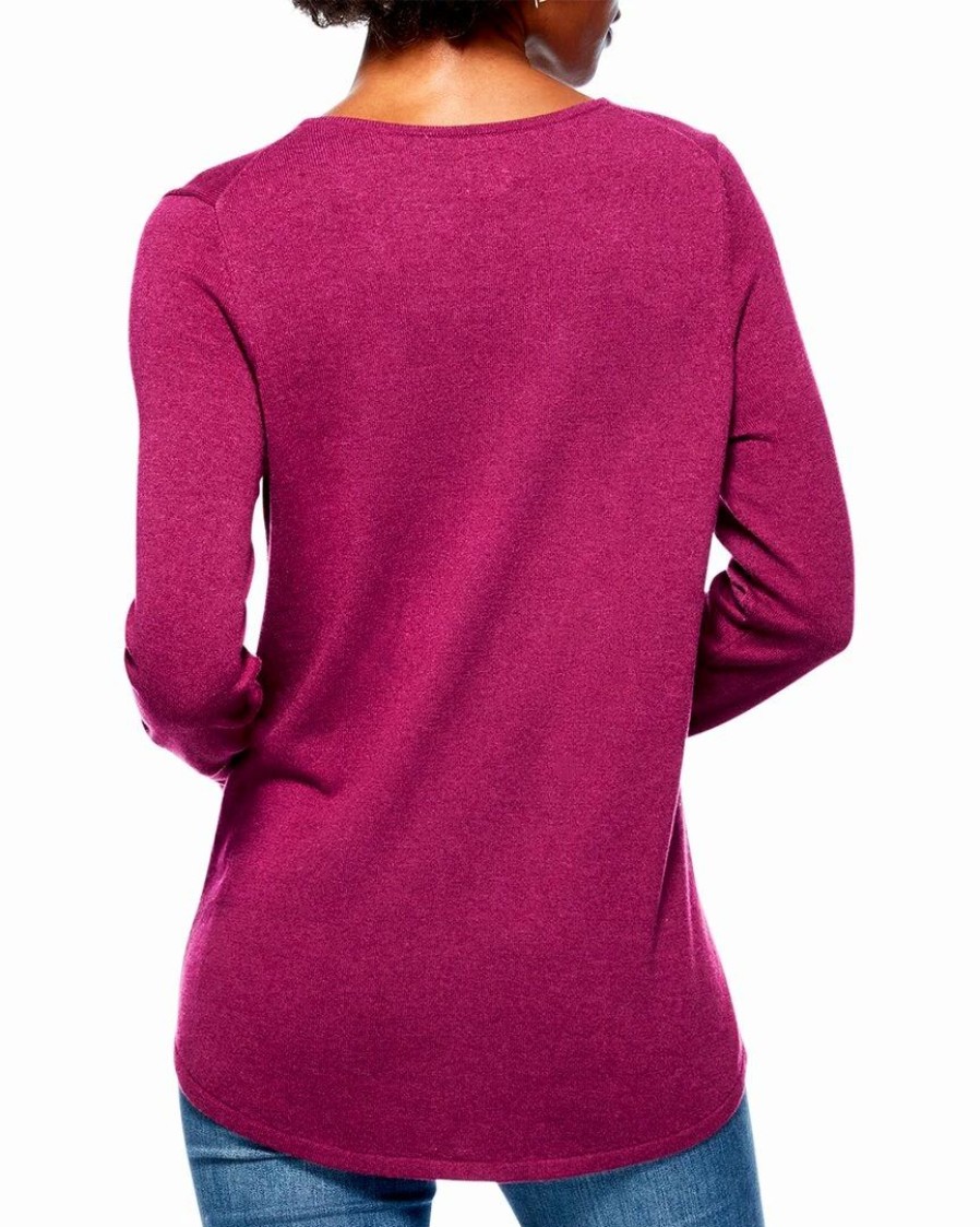 Sweaters & Knits * | Brand New Nic+Zoe Vital V-Neck Pullover Women Sweaters & Knits