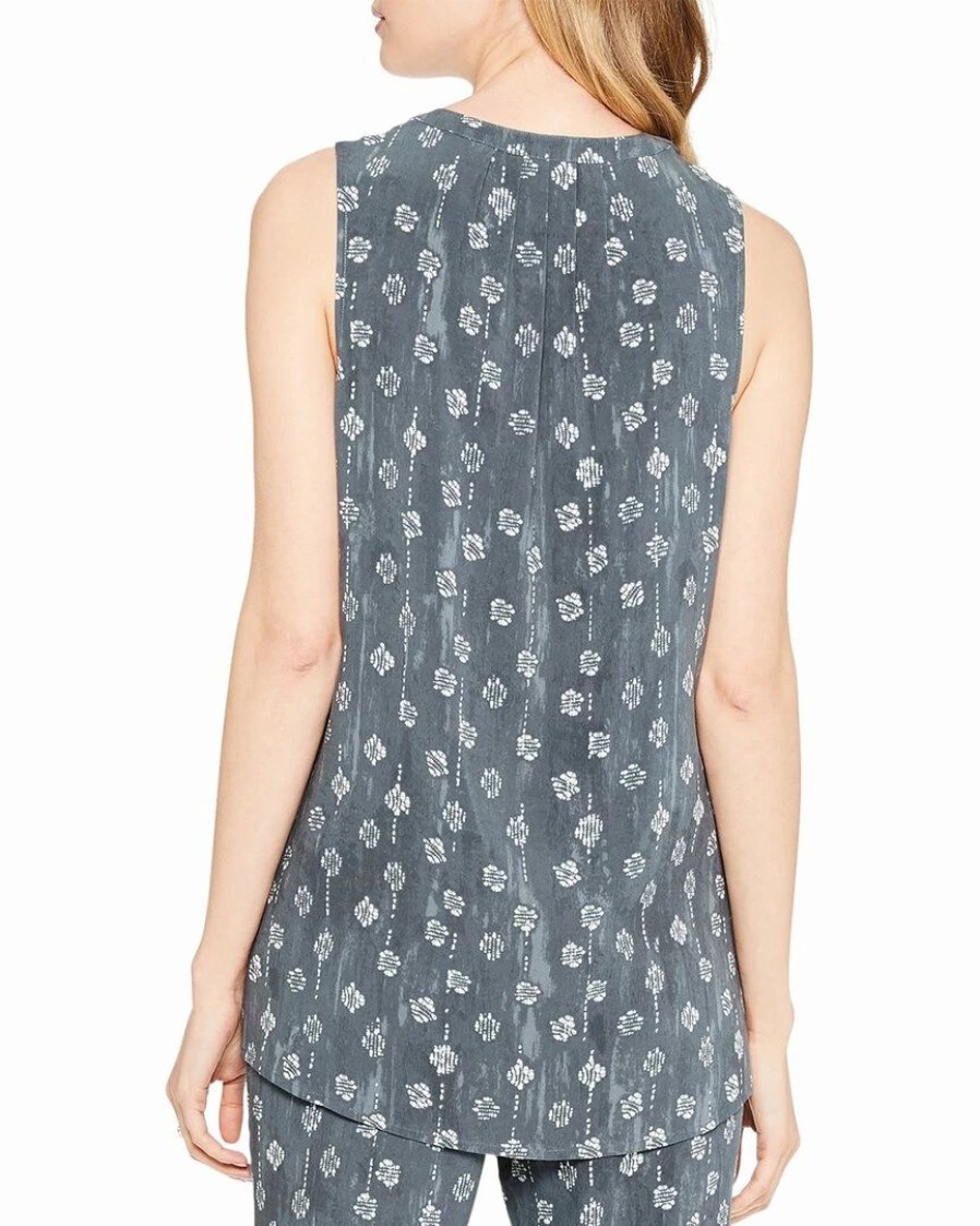 Tops * | Budget Nic+Zoe Shibori Dot Tank Women Tops