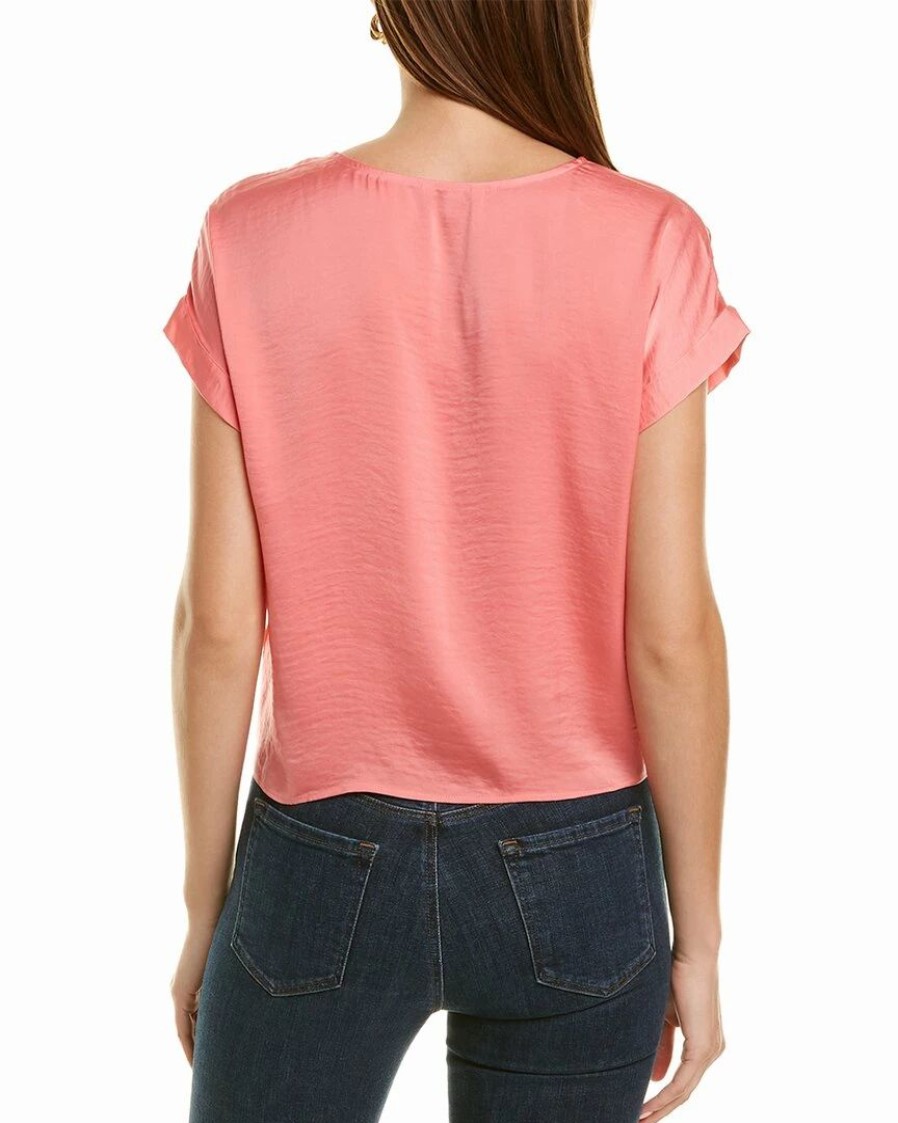 Tops * | Flash Sale Nic+Zoe Grapefruit Tie Top Women Tops