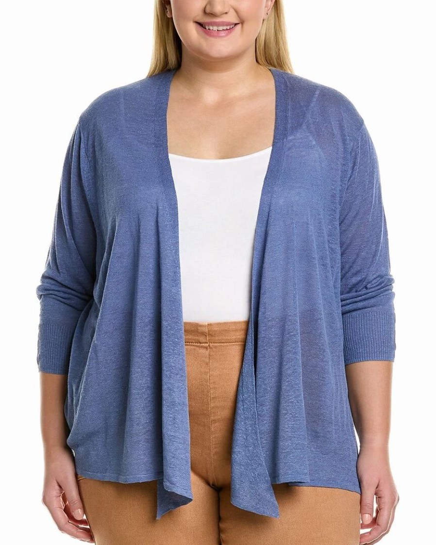 Sweaters & Knits * | Deals Nic+Zoe Plus 4-Way Linen-Blend Cardy Women Sweaters & Knits