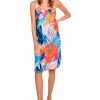 Dresses * | Hot Sale Nic+Zoe Tropical Mirage Dress Women Dresses