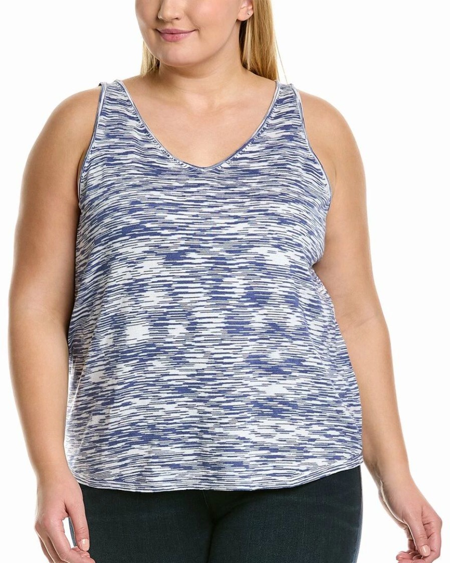 Tops * | Budget Nic+Zoe Plus Spacedye Vital Tank Women Tops