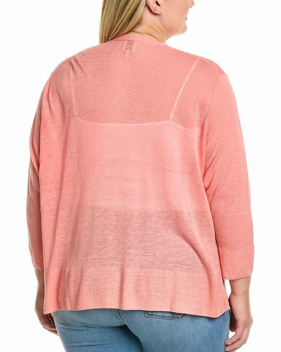 Sweaters & Knits * | Best Sale Nic+Zoe Plus 4-Way Linen-Blend Cardigan Women Sweaters & Knits