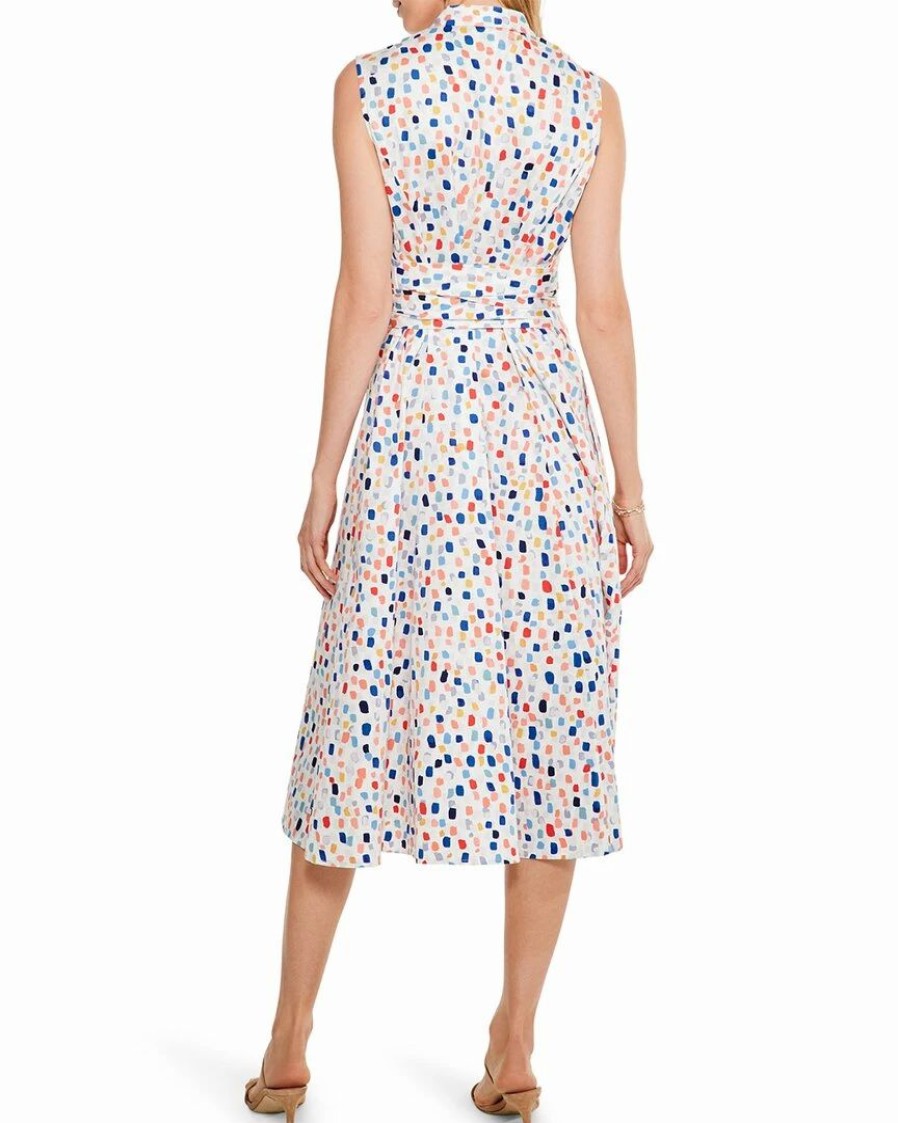 Dresses * | New Nic+Zoe Seaglass Shirt Dress Women Dresses