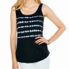 Tops * | Top 10 Nic+Zoe Petite Shibori Shirt Tail Perfect Tank Women Tops