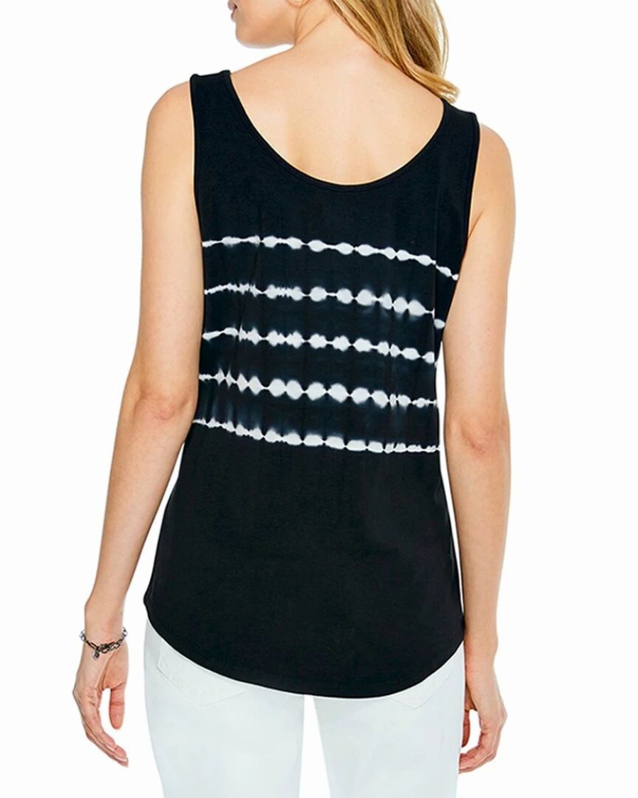 Tops * | Top 10 Nic+Zoe Petite Shibori Shirt Tail Perfect Tank Women Tops