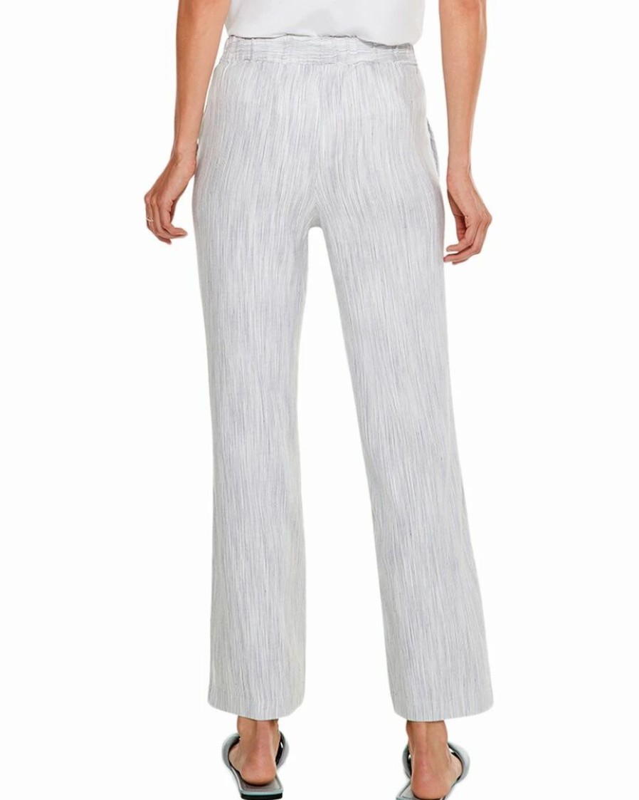 Pants * | Best Deal Nic+Zoe Rolling Dunes Wide-Leg Linen-Blend Pant Women Pants