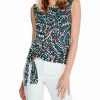 Tops * | Brand New Nic+Zoe Mosaic Dots Top Women Tops