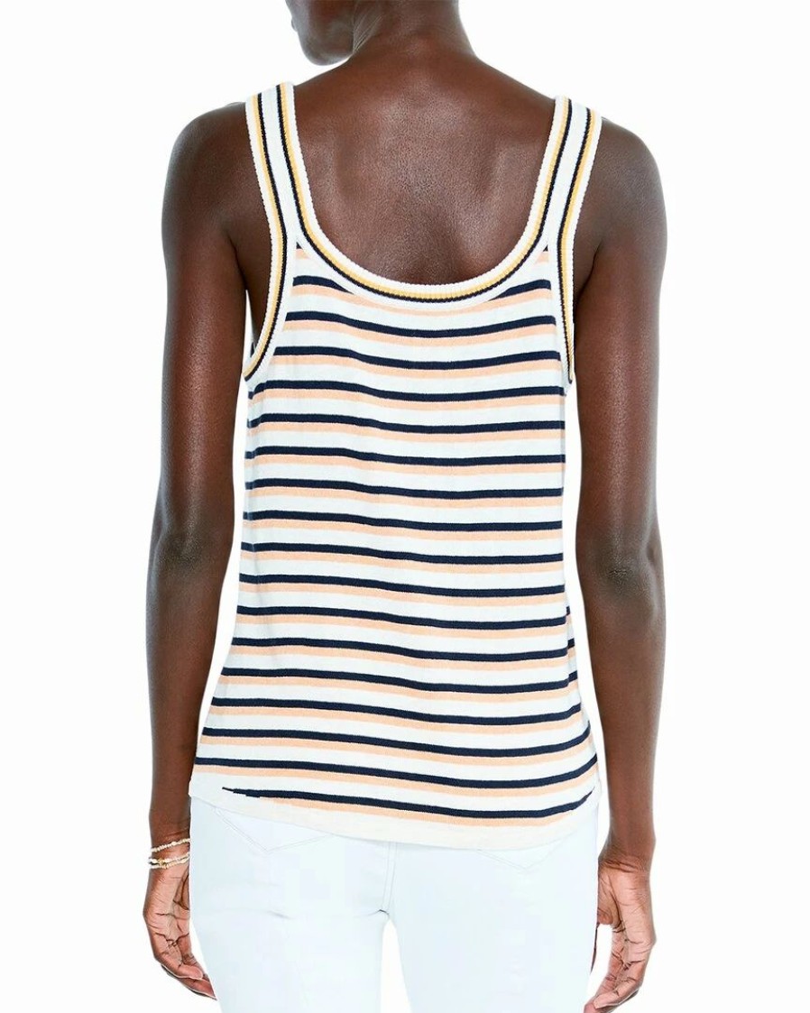 Tops * | Cheapest Nic+Zoe Striped Vital Tank Women Tops