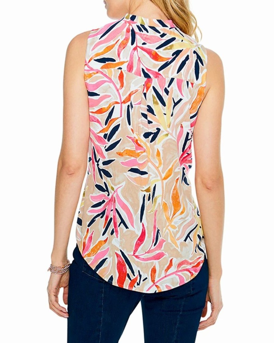 Tops * | Outlet Nic+Zoe Plus Sunrise Floral Live In Tank Women Tops