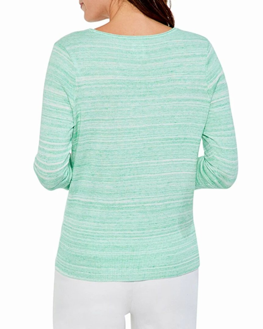 Sweaters & Knits * | Cheap Nic+Zoe Spacedye Vital Twist Sweater Women Sweaters & Knits