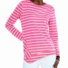 Tops * | Cheap Nic+Zoe Striped Angle Top Women Tops