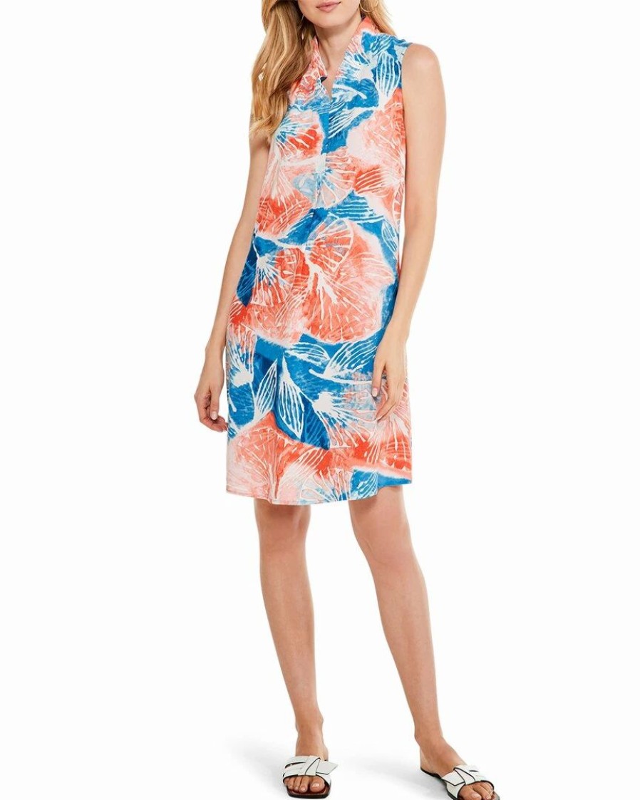 Dresses * | Wholesale Nic+Zoe Watercolor Blooms Dress Women Dresses