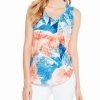 Tops * | Cheap Nic+Zoe Watercolor Blooms Tank Women Tops